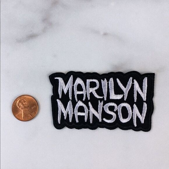 Marilyn Manson Band Embroidered Patch - Picture 3 of 4